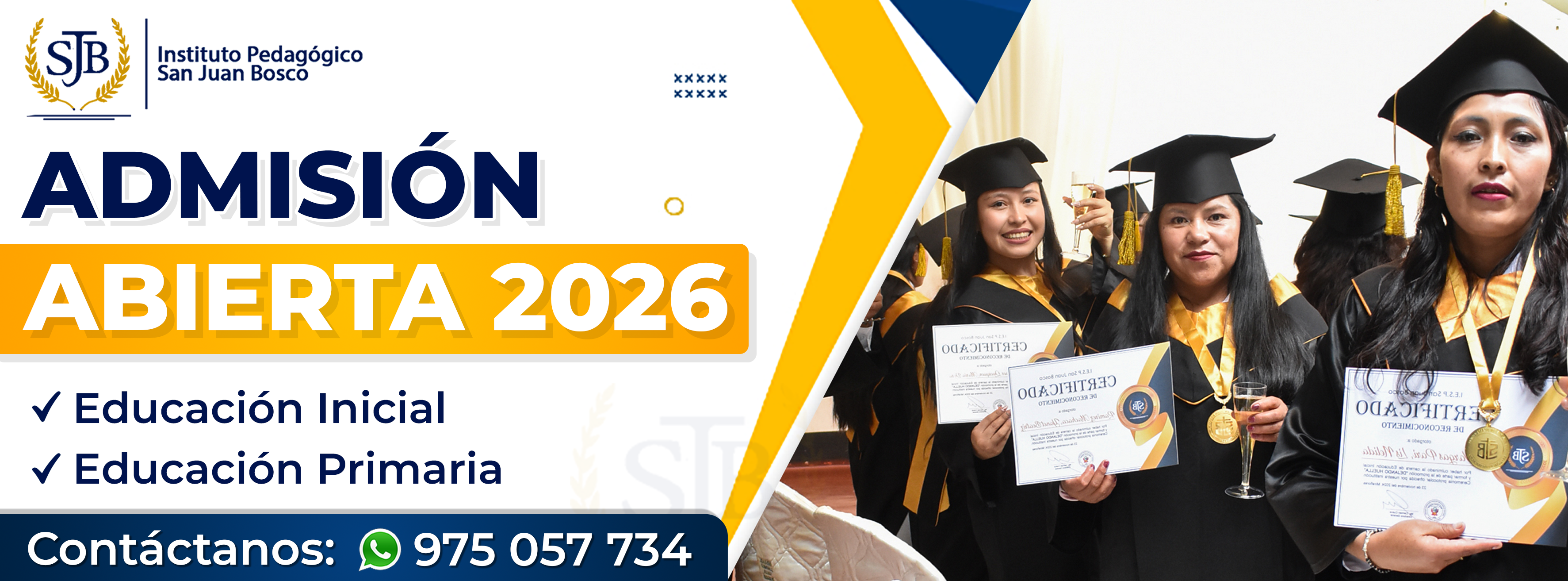 Admisión abierta 2026-I